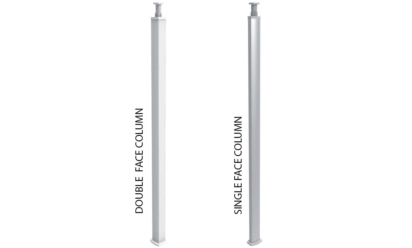 Vertical distribution columns and mini-columns 1