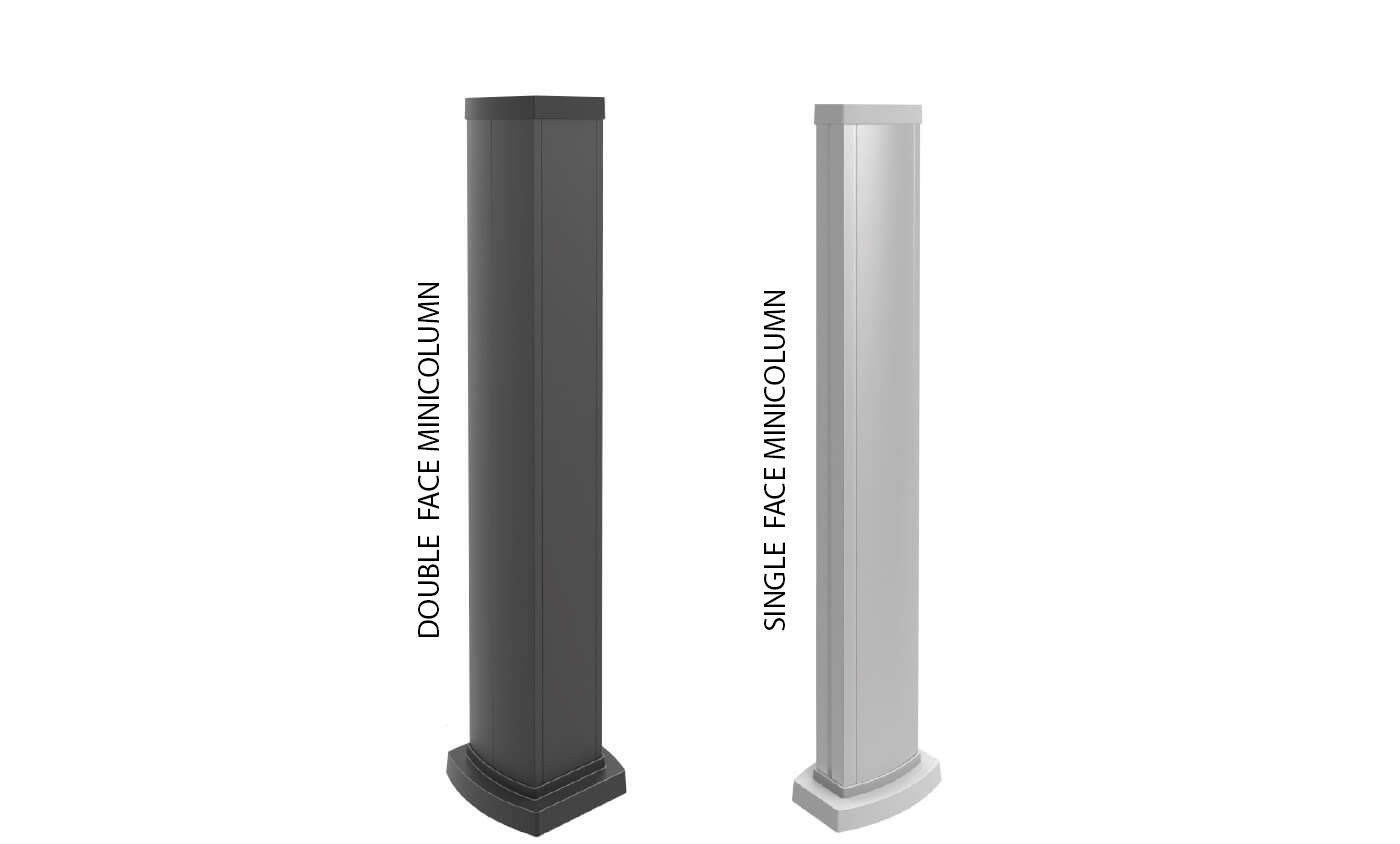 Vertical distribution columns and mini-columns 3