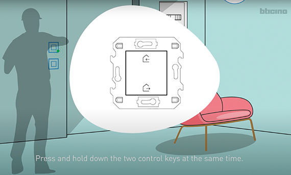 Illustration of the smart electrical system installation