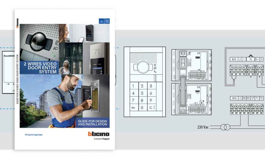 2 wires door entry system technical guide