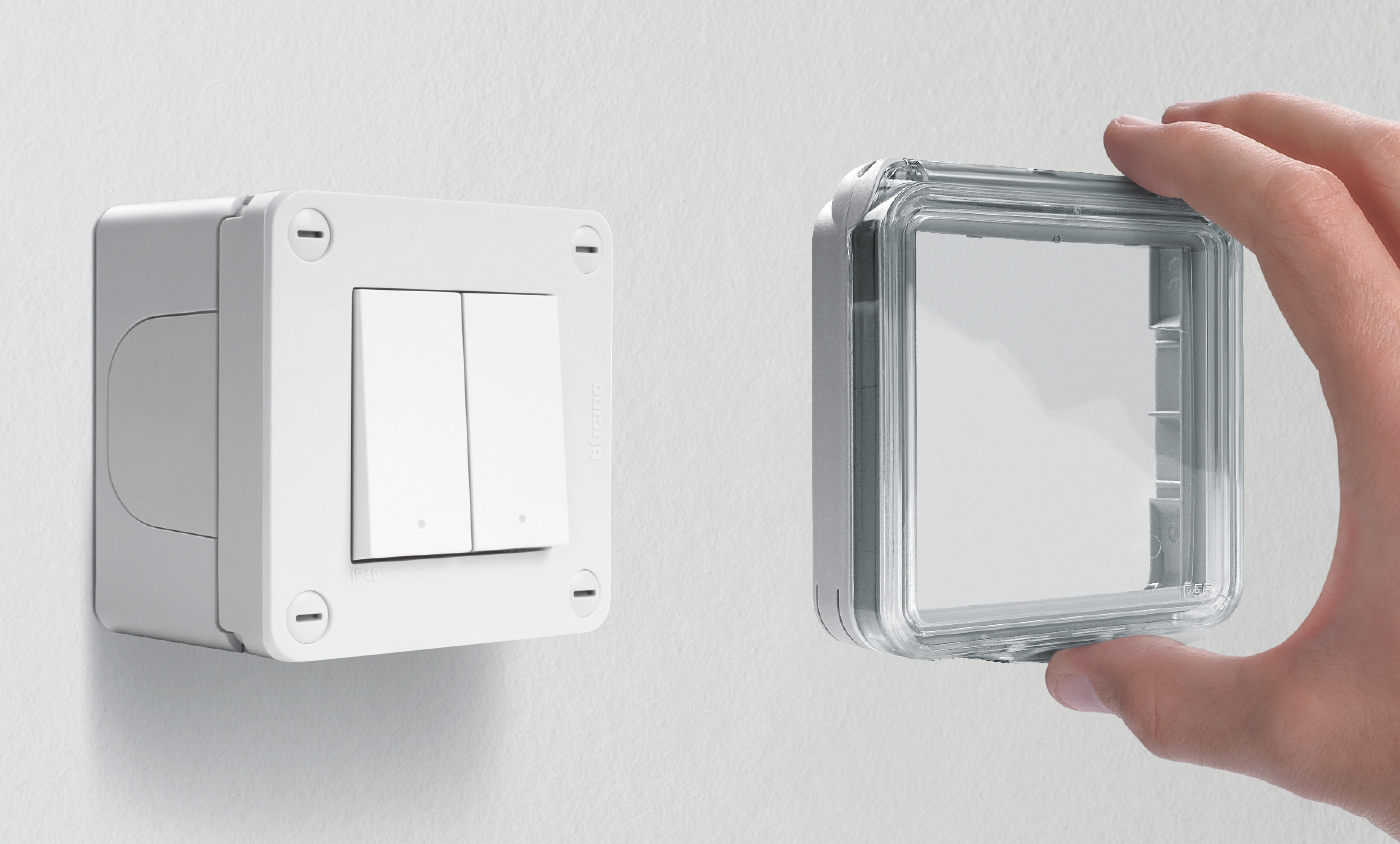 IP55 WITH THE SIMPLE ADDITION OF A COVER