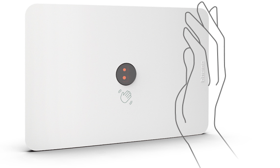 New family of touchless controls: just swipe the control and the light turns on