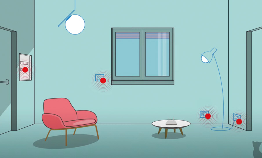 The smart system is installed like a traditional electrical system