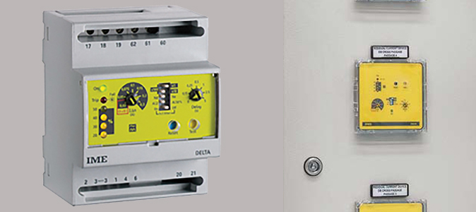 Delta residual current relays