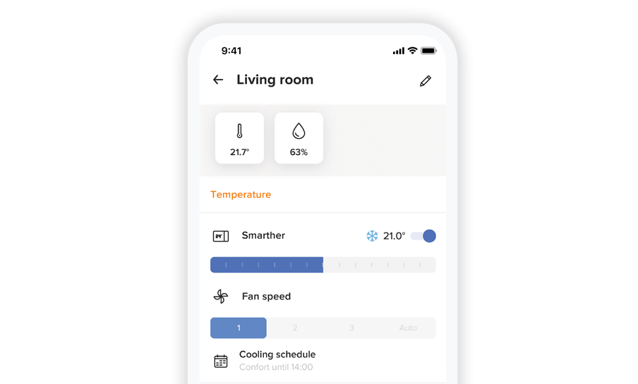 APP Home + Control to manage all the functions