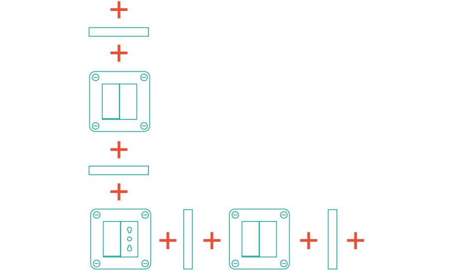 SURFACE AND PROTECTED IP40-IP55