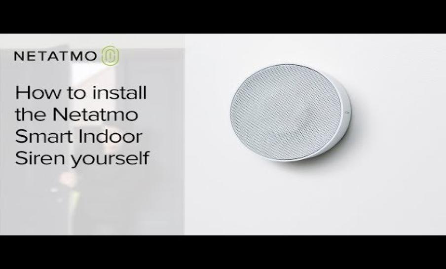 Preview image for the video "How to install the Netatmo Smart Indoor Siren yourself".