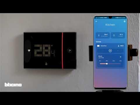 Preview image for the embedded video for gallery "Smarther with Netatmo - the connected thermostat of BTicino: Use with Home + Control App". Preview image for the embedded video for gallery "Smarther with Netatmo - the connected thermostat of BTicino: Use with Home + Control App".